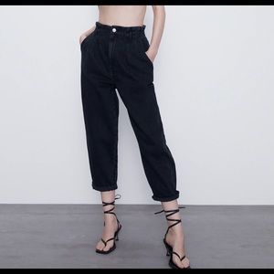 Zara paperbag jeans